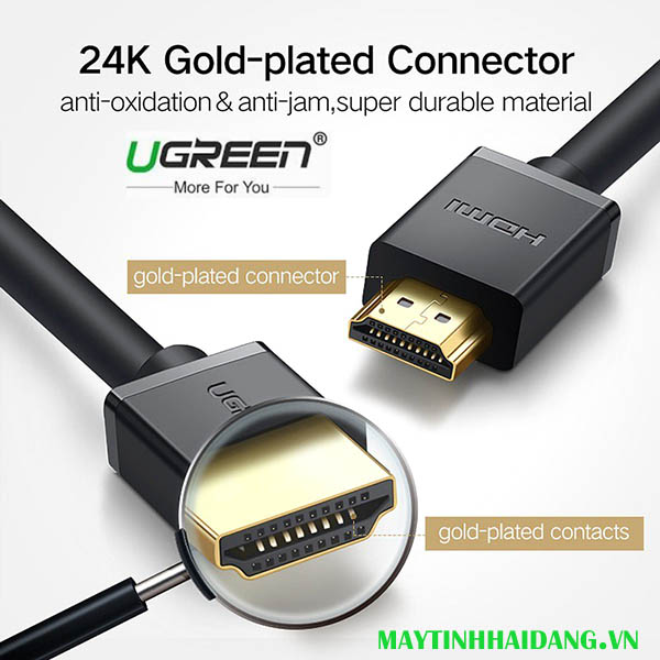 Cáp HDMI dài 5M Ugreen 10109 chính hãng 4Kx2K